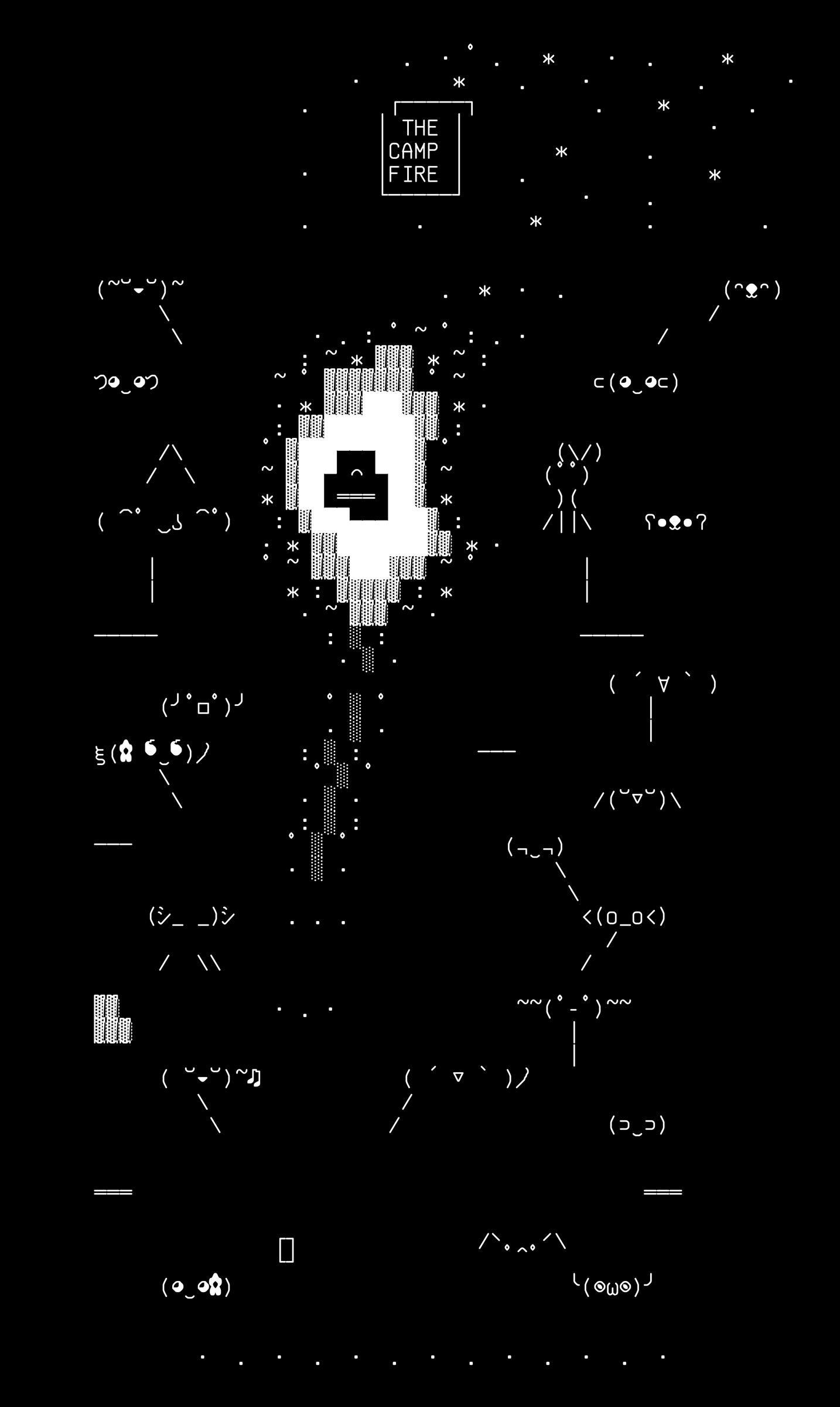 02-campfire, drawn on the grid.