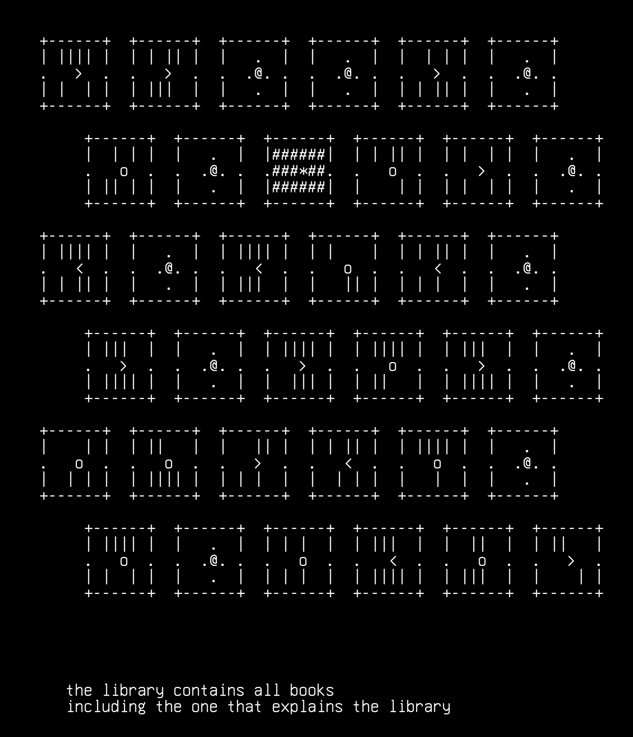 03-library-babel, drawn on the grid.