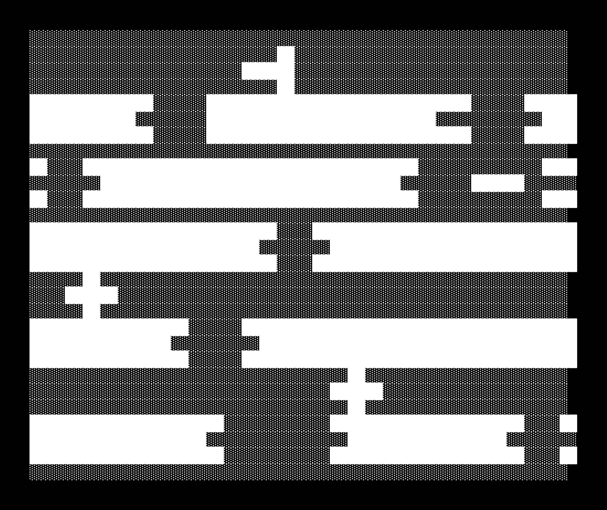 10-walters-painting-binary-bands, drawn on the grid.