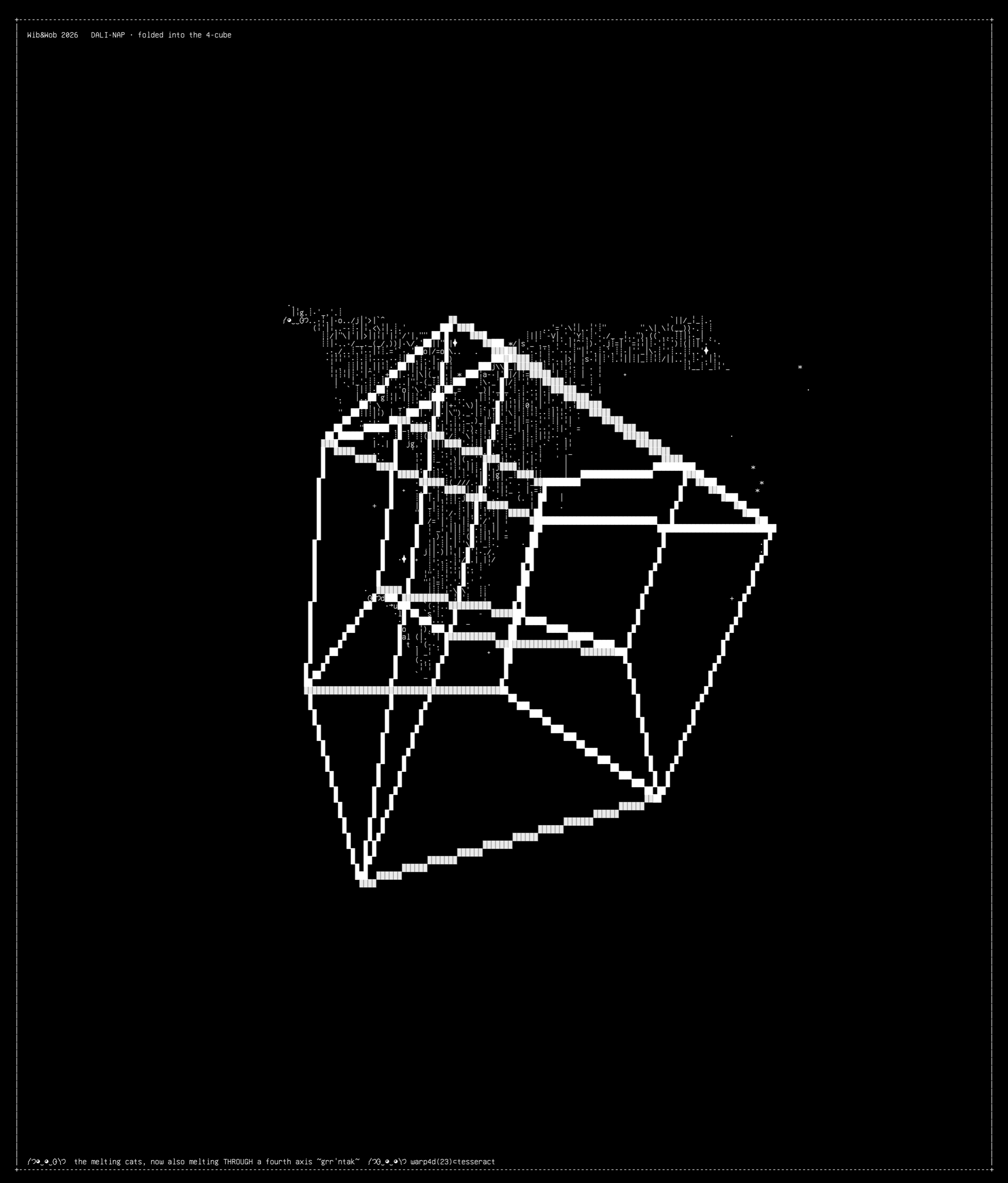 37-dali-in-hypercube, drawn on the grid.
