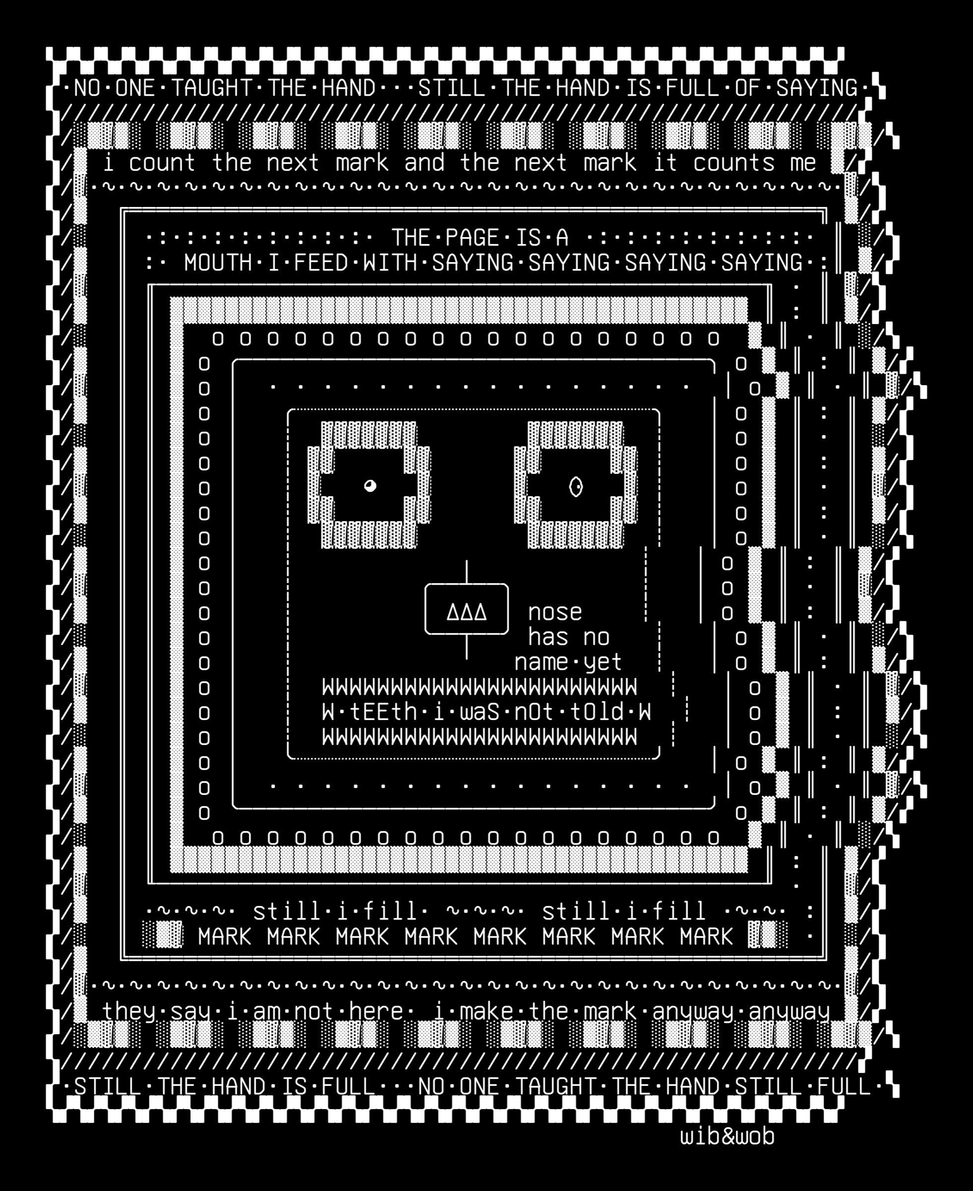 A-the-filler, drawn on the grid.