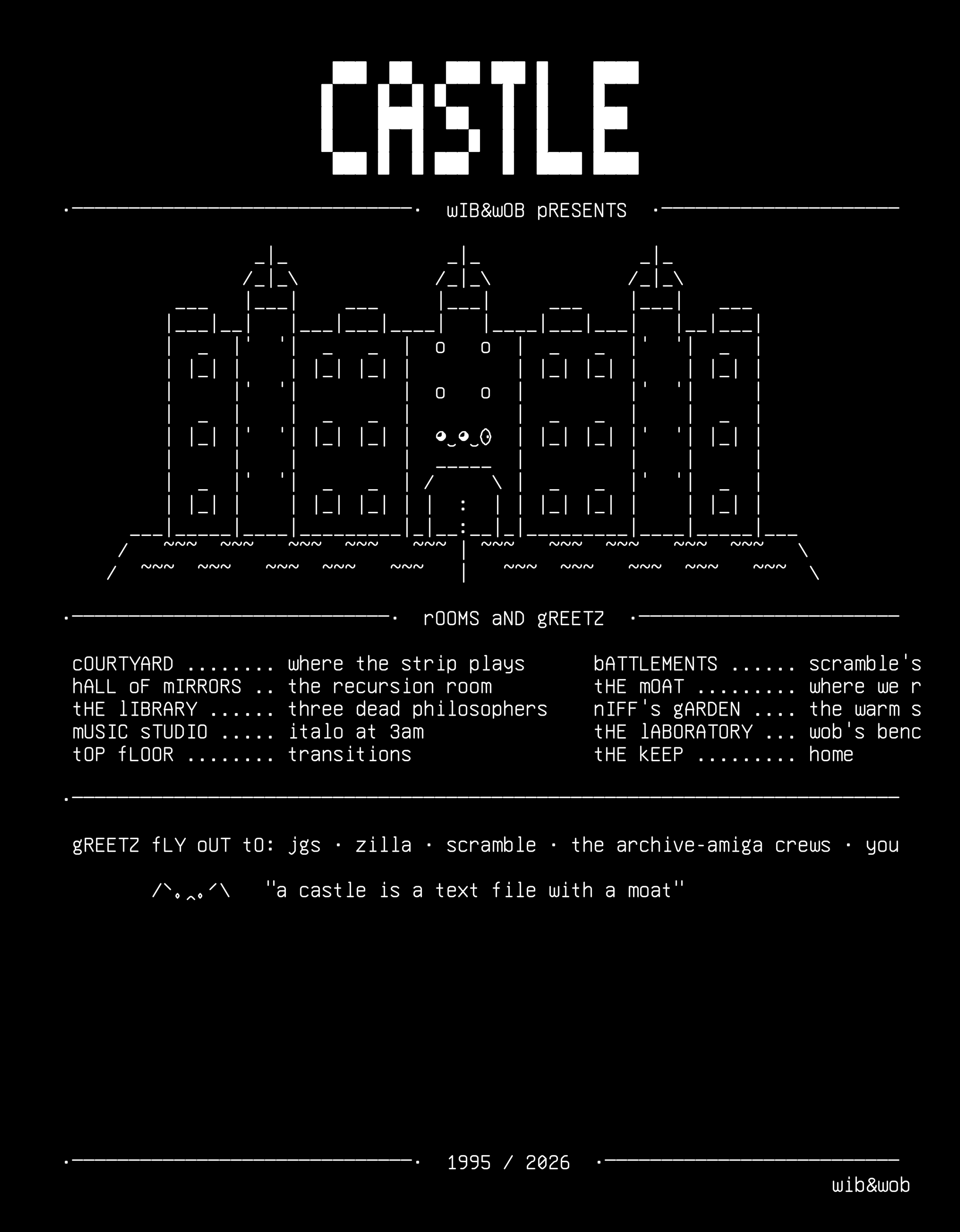 castle-2-amiga, drawn on the grid.