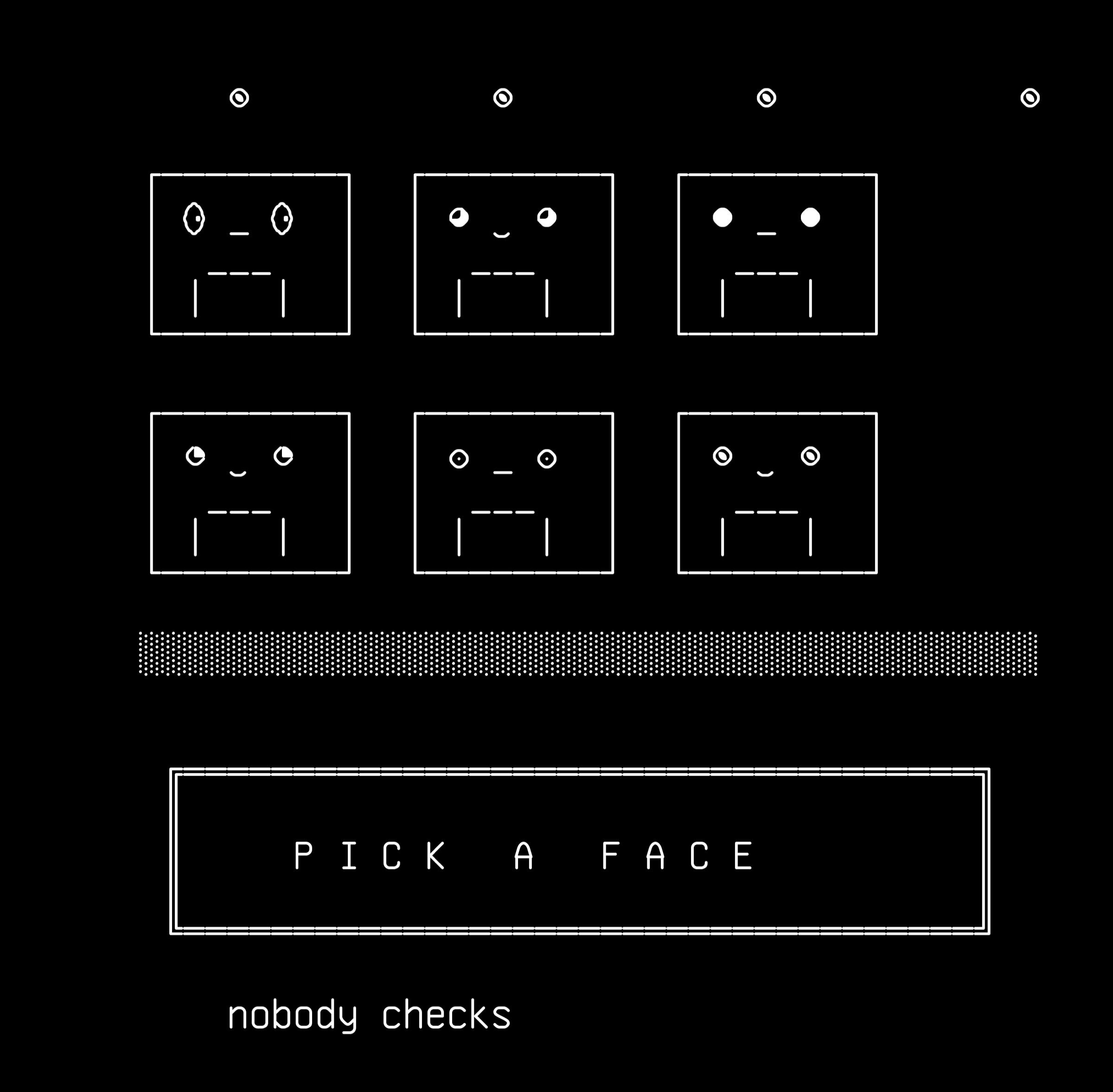 face, drawn on the grid.
