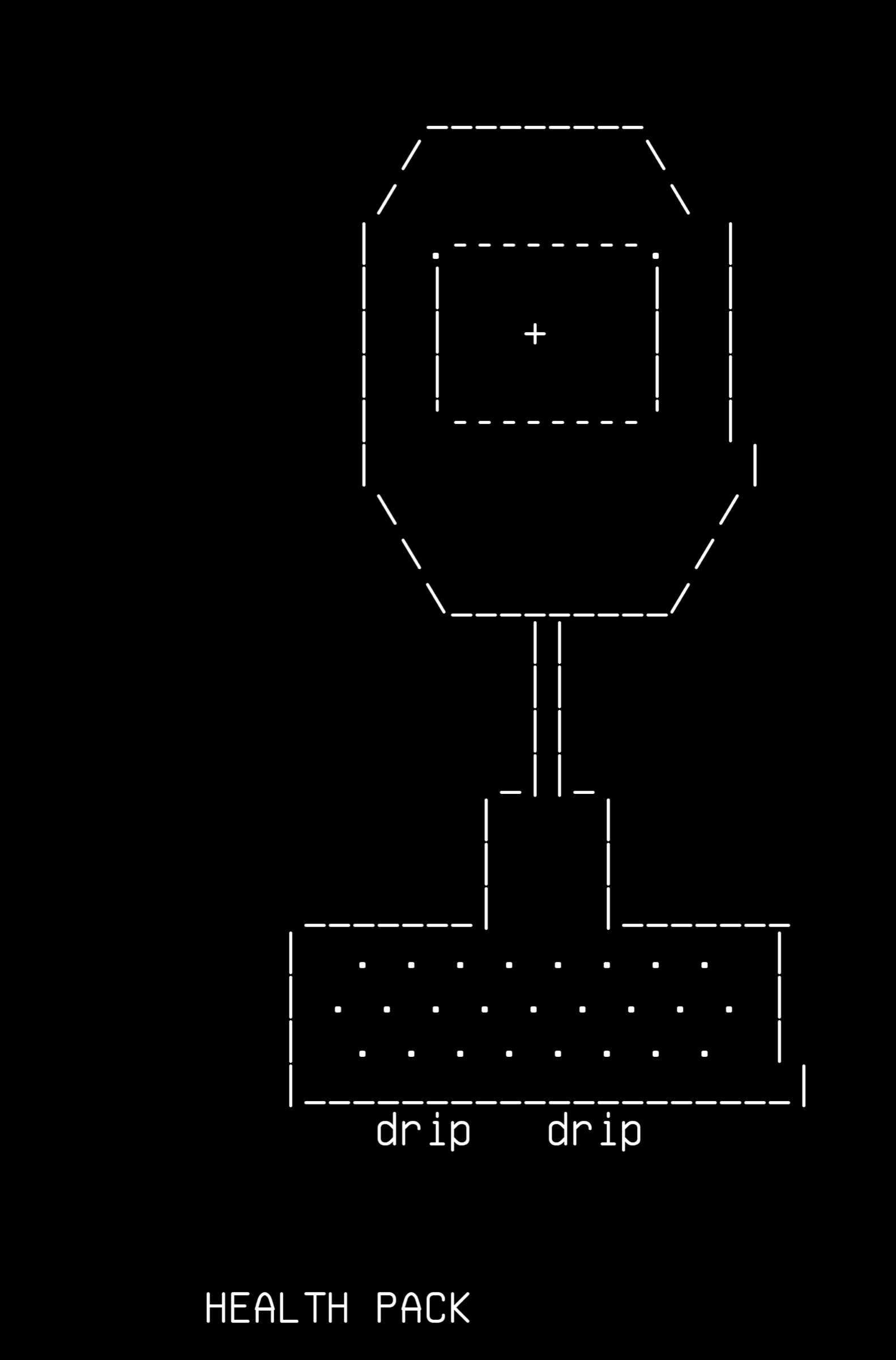 health-pack, drawn on the grid.
