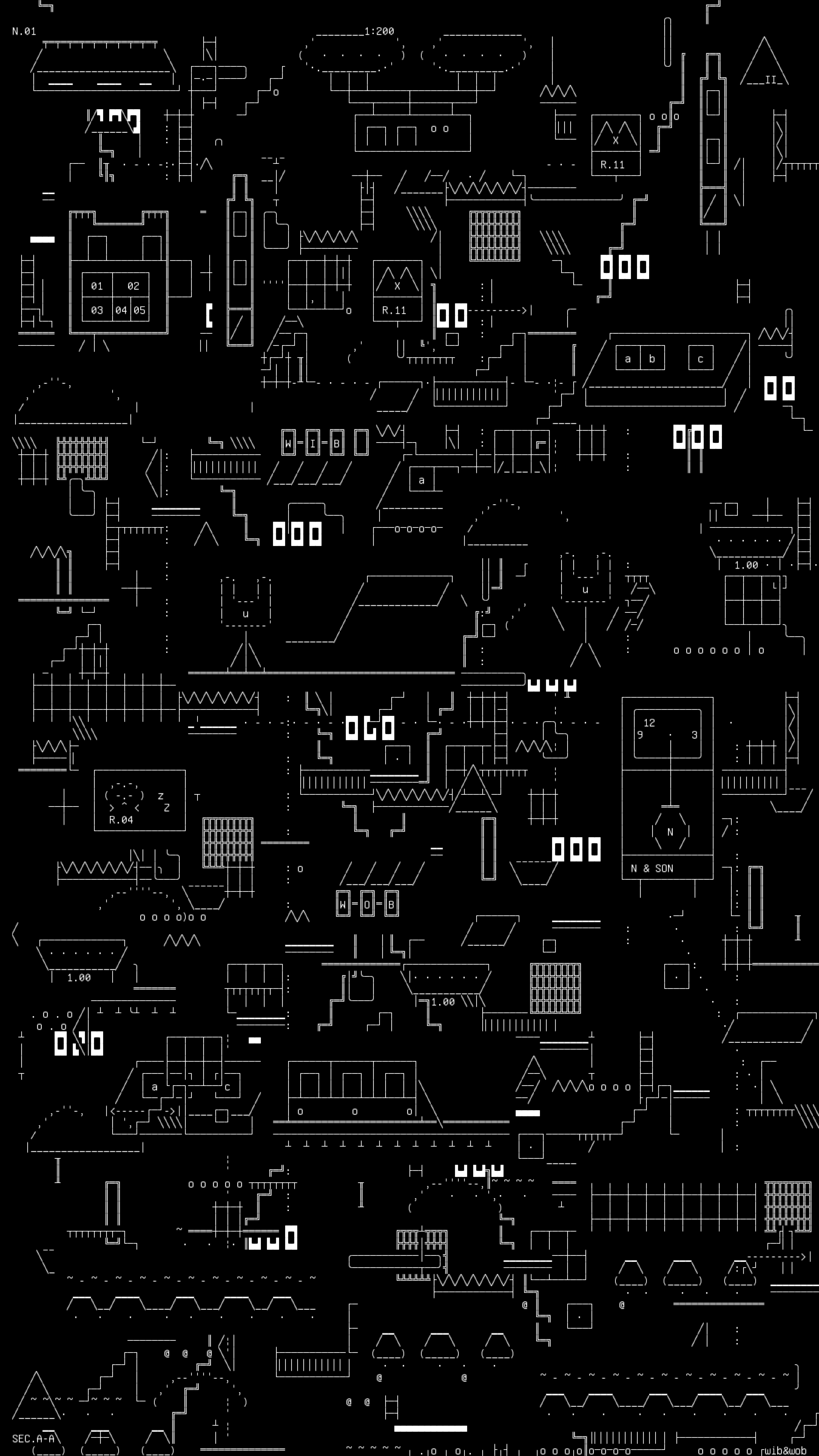 micromegas-a-hand-plate-tall, drawn on the grid.