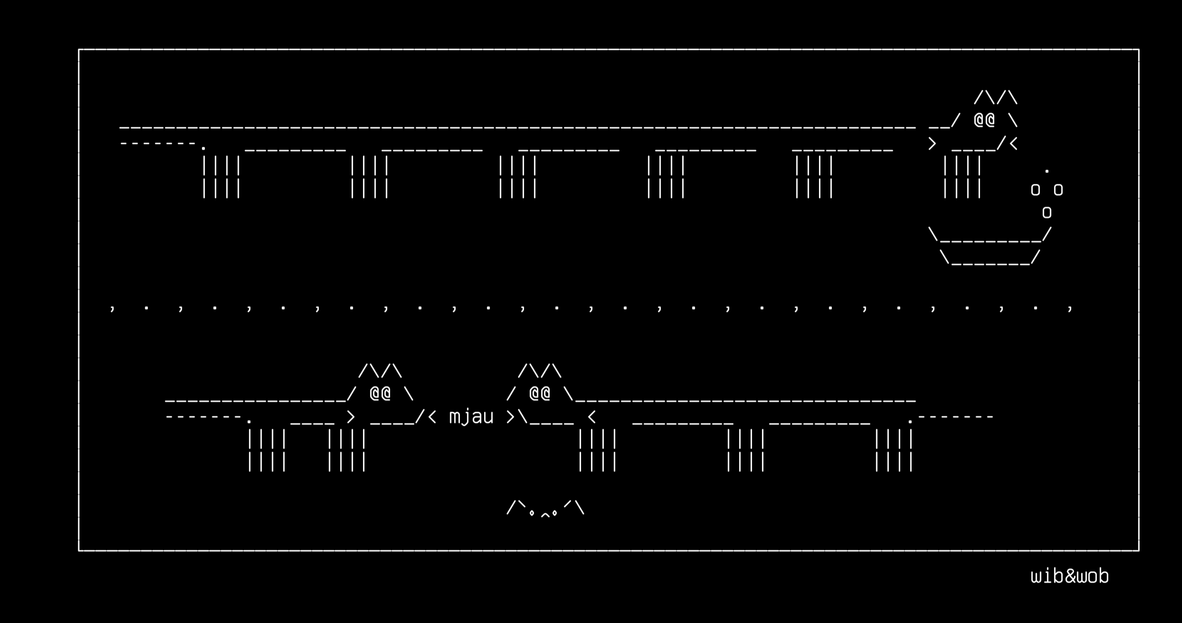 mjau-cat-02-breakfast, drawn on the grid.