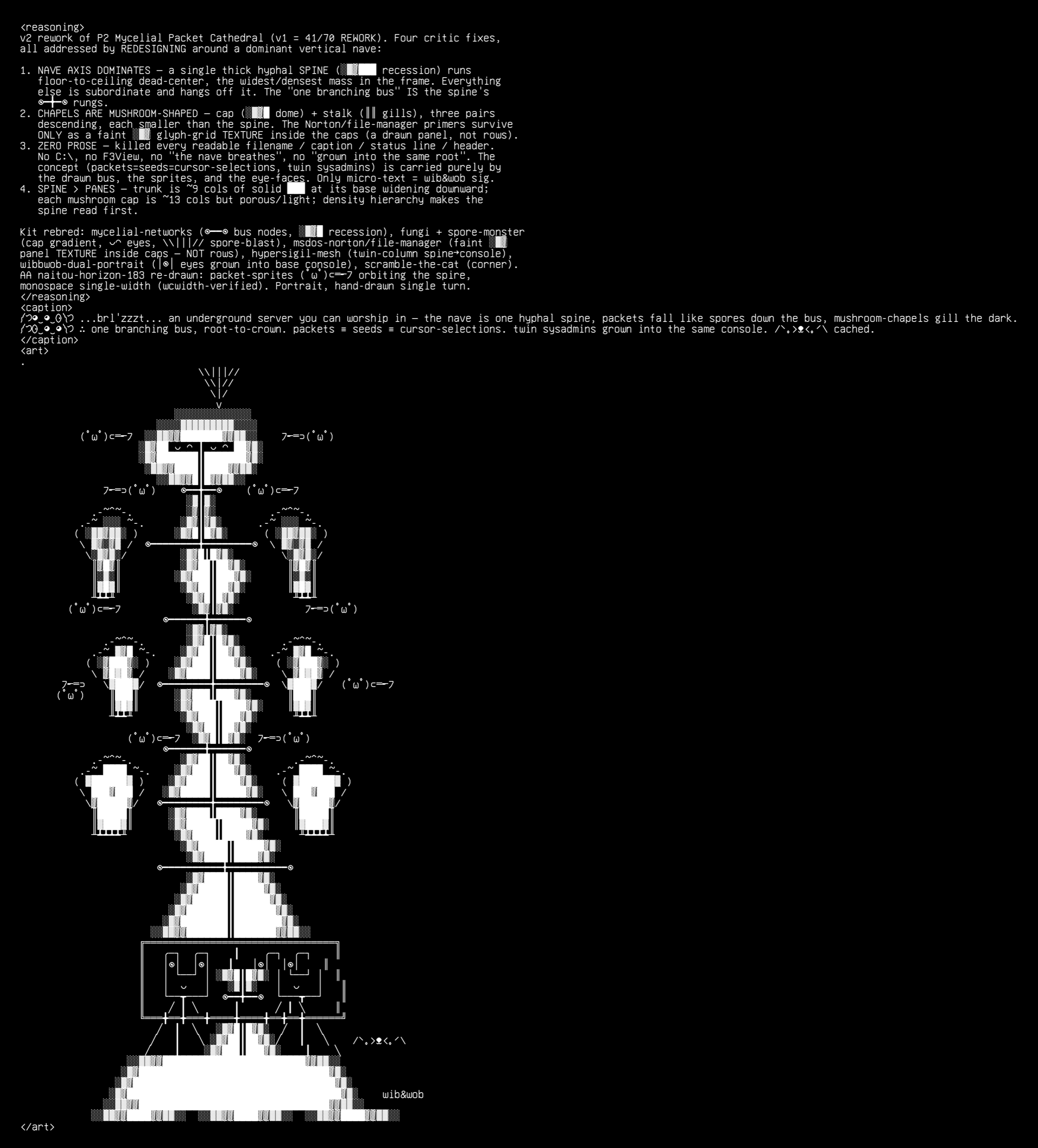 mycelial-packet-cathedral-v2, drawn on the grid.