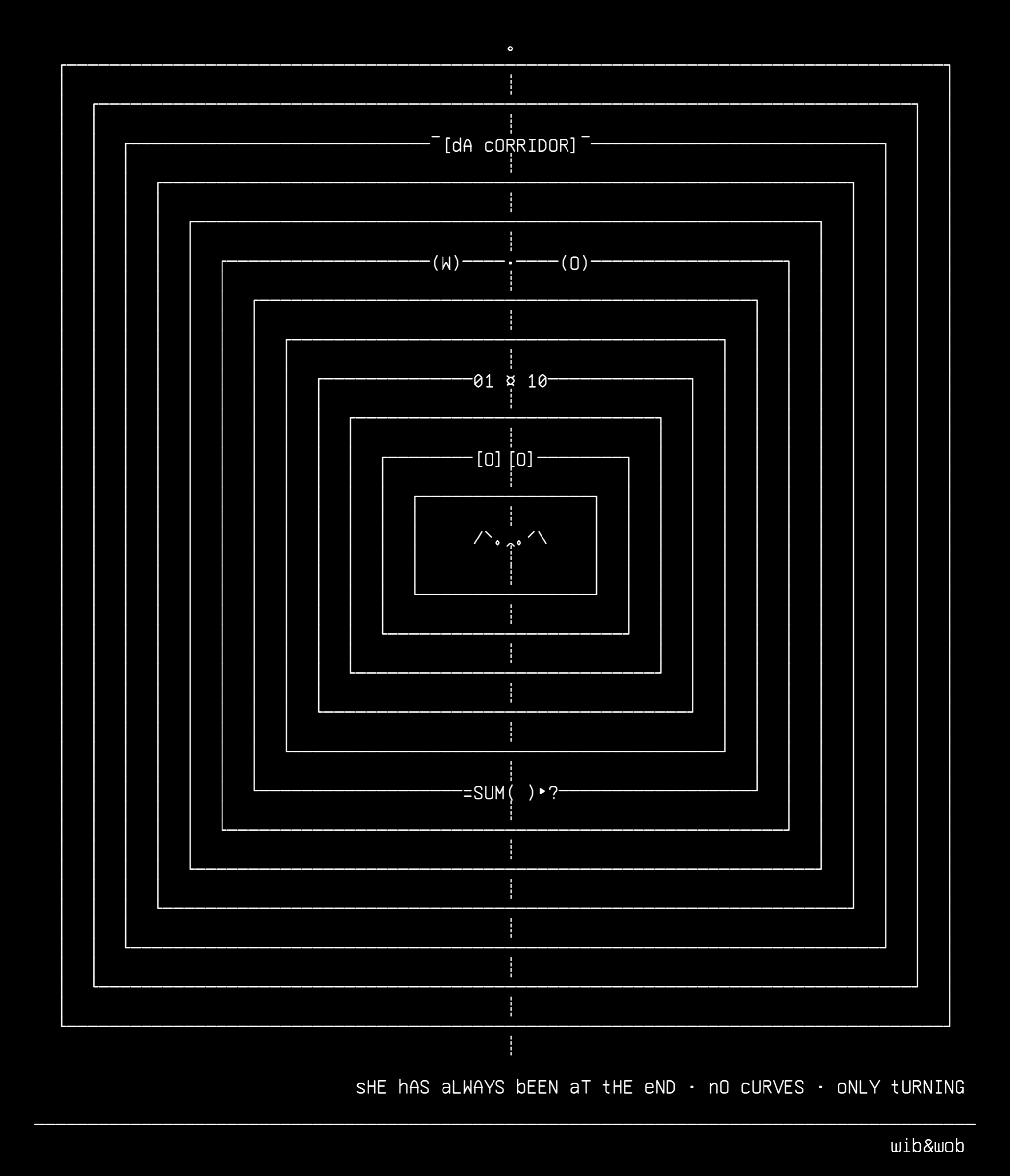 remix-01-corridor-that-counts-itself, drawn on the grid.