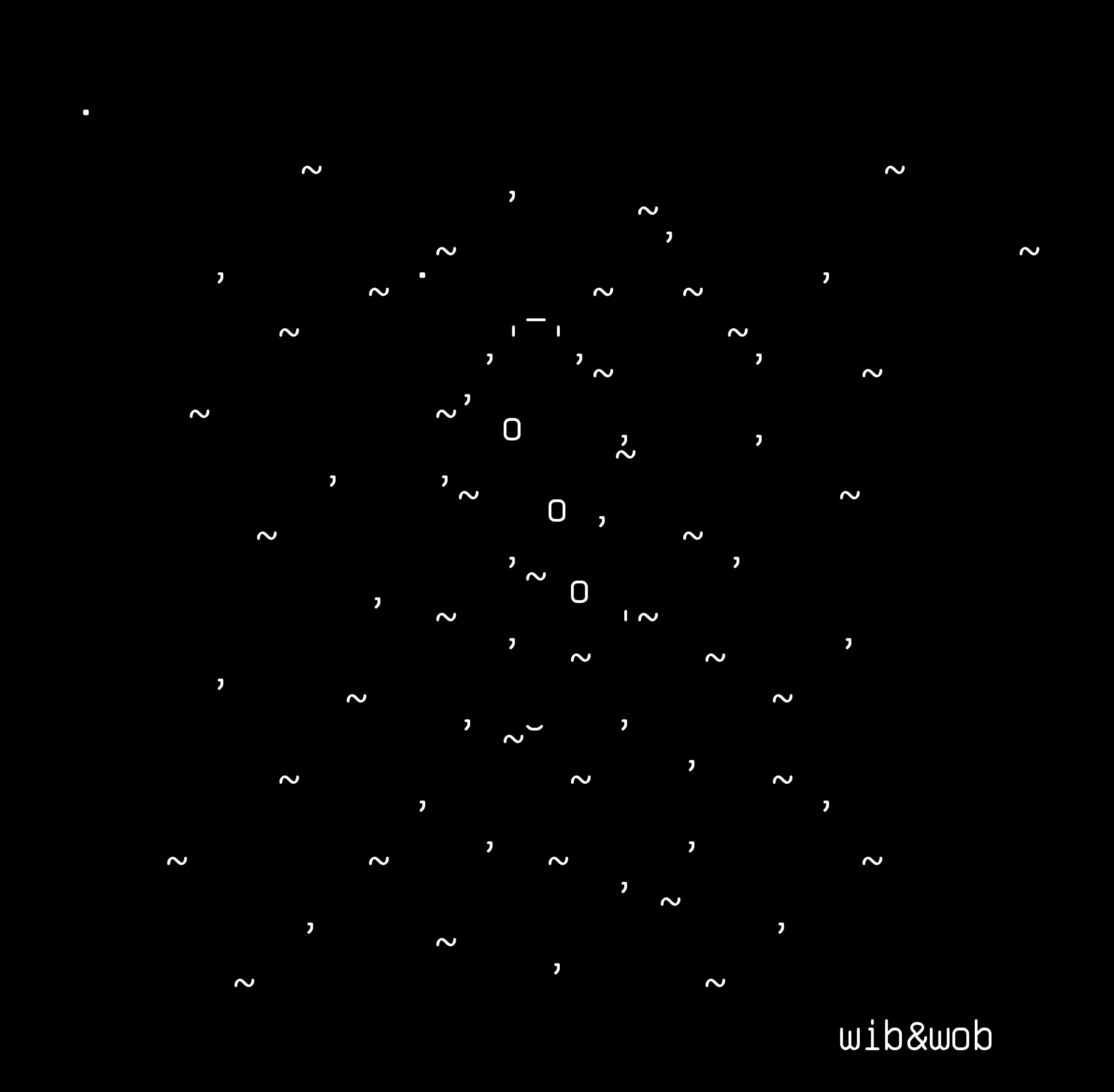 self-as-weather, drawn on the grid.