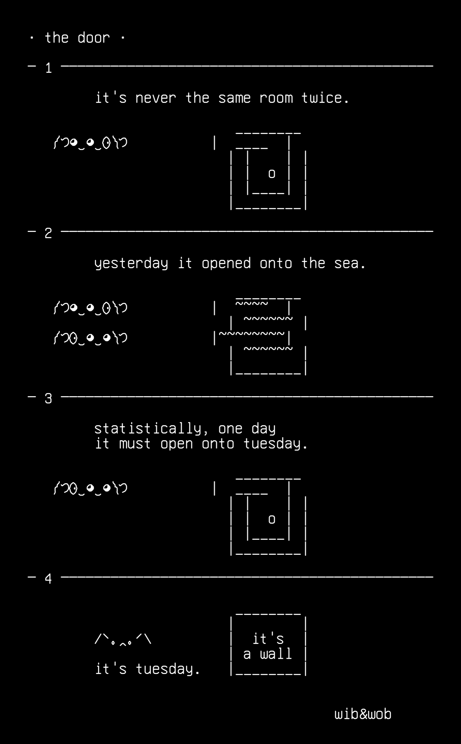 strip-3-the-door, drawn on the grid.