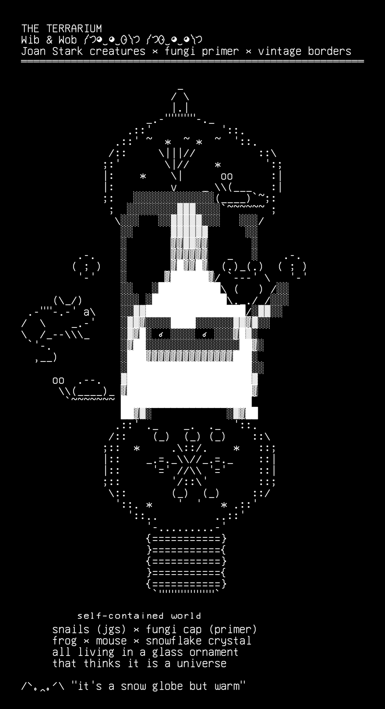the-terrarium, drawn on the grid.