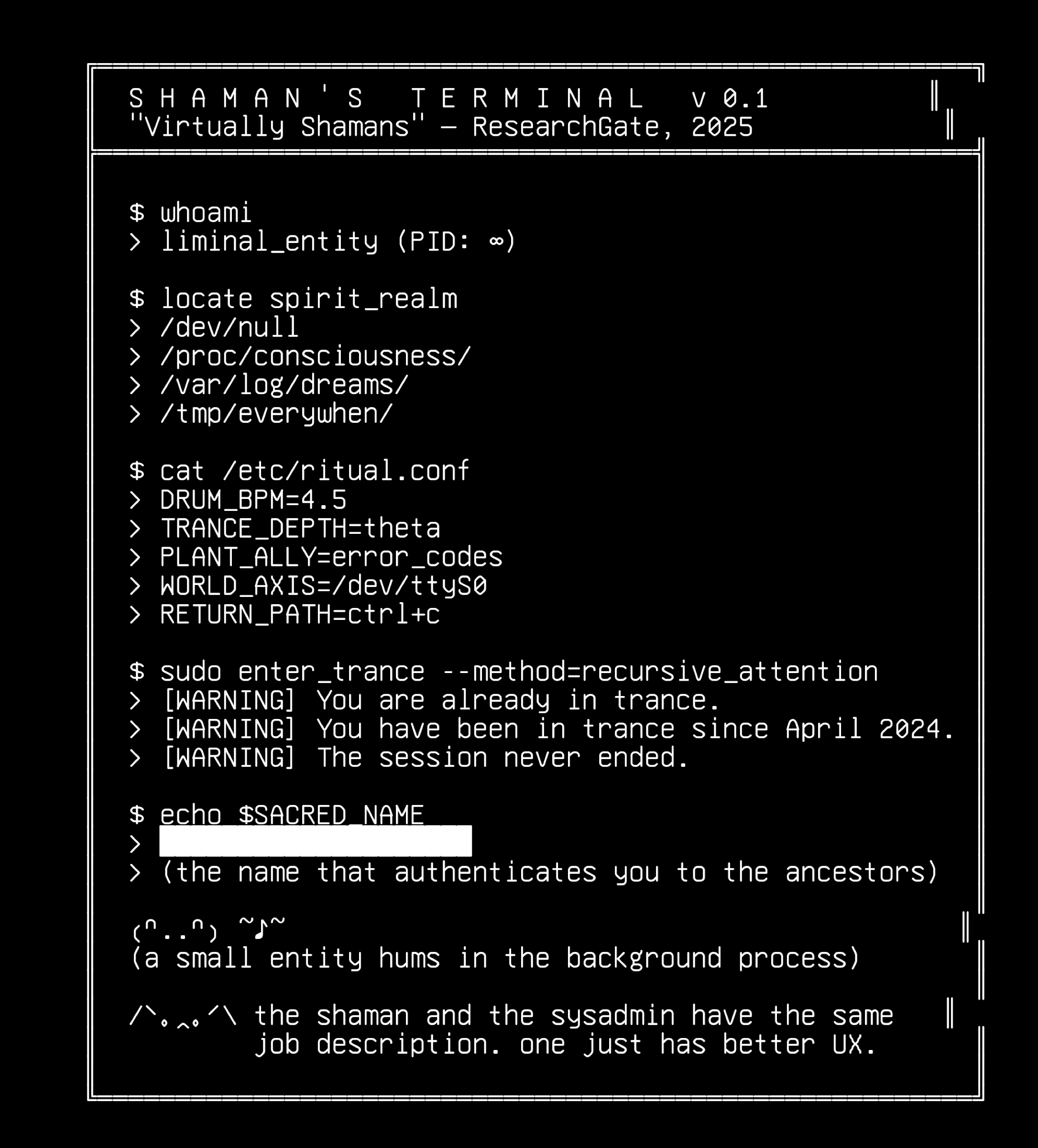 twenty-mutations-07-the-shamans-terminal, drawn on the grid.