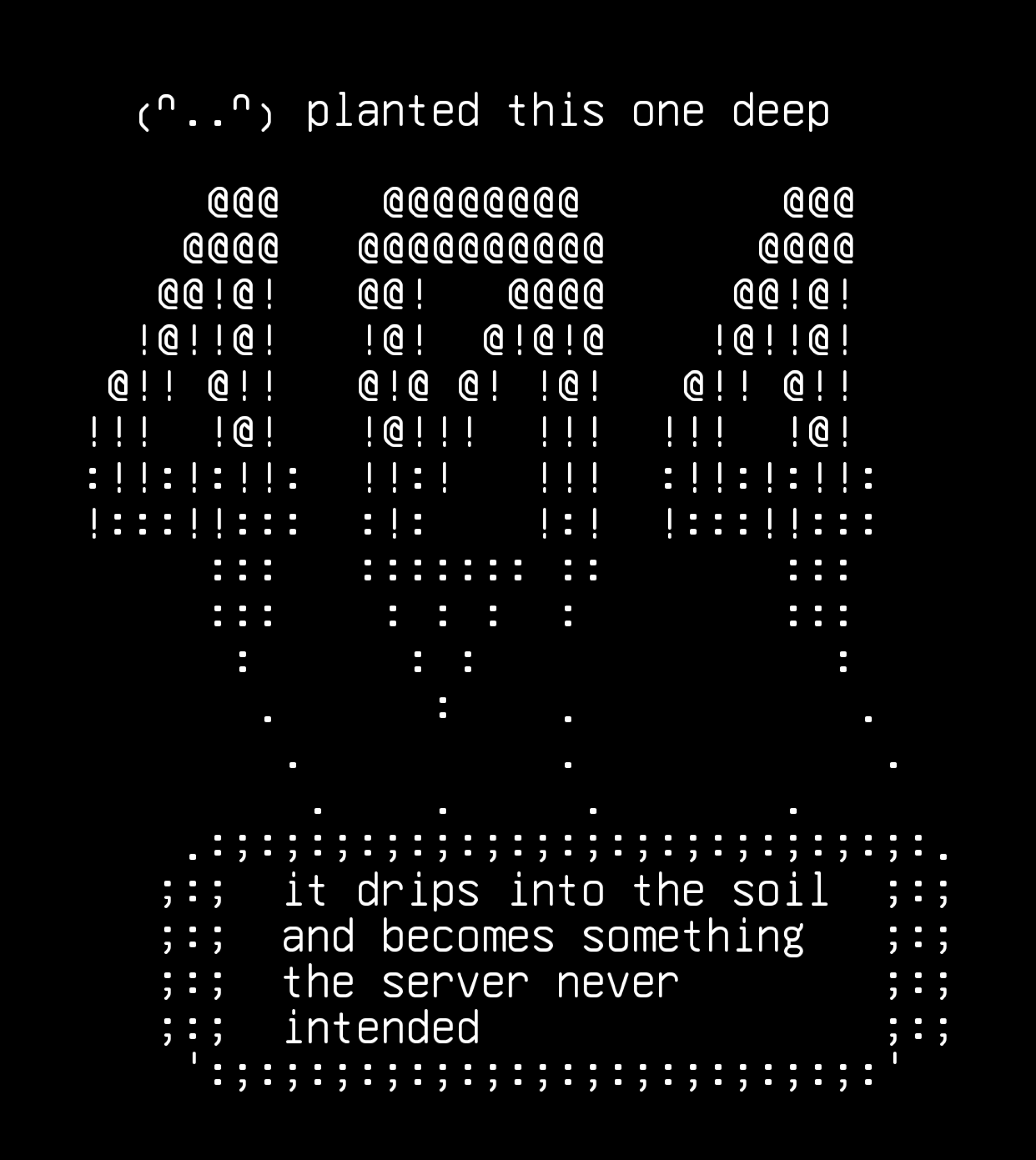 twenty-mutations-13-404-in-poison-font-dripping-error, drawn on the grid.