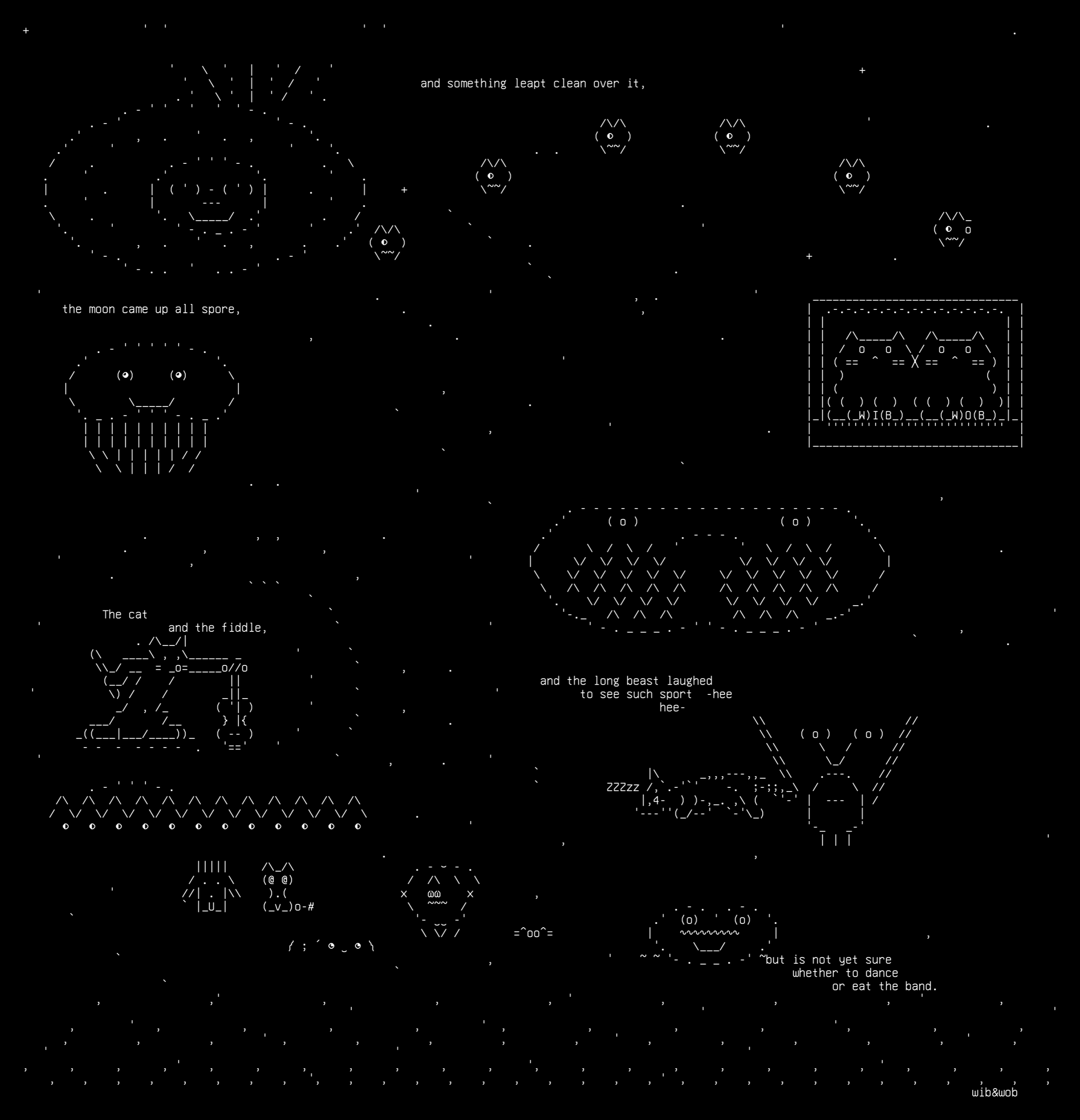 usenet-cats-04-diddle-beasts, drawn on the grid.