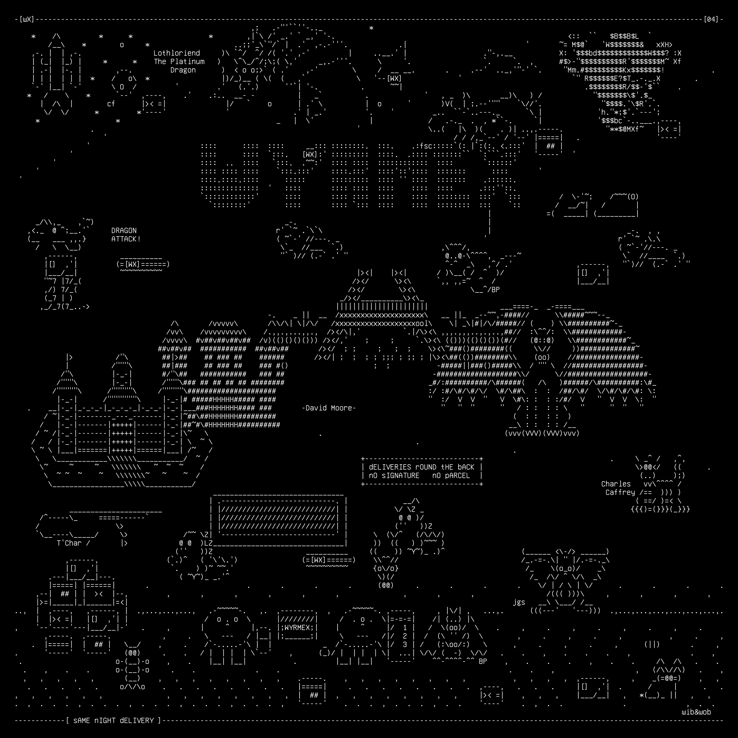 usenet-words-04-dragon-delivery, drawn on the grid.