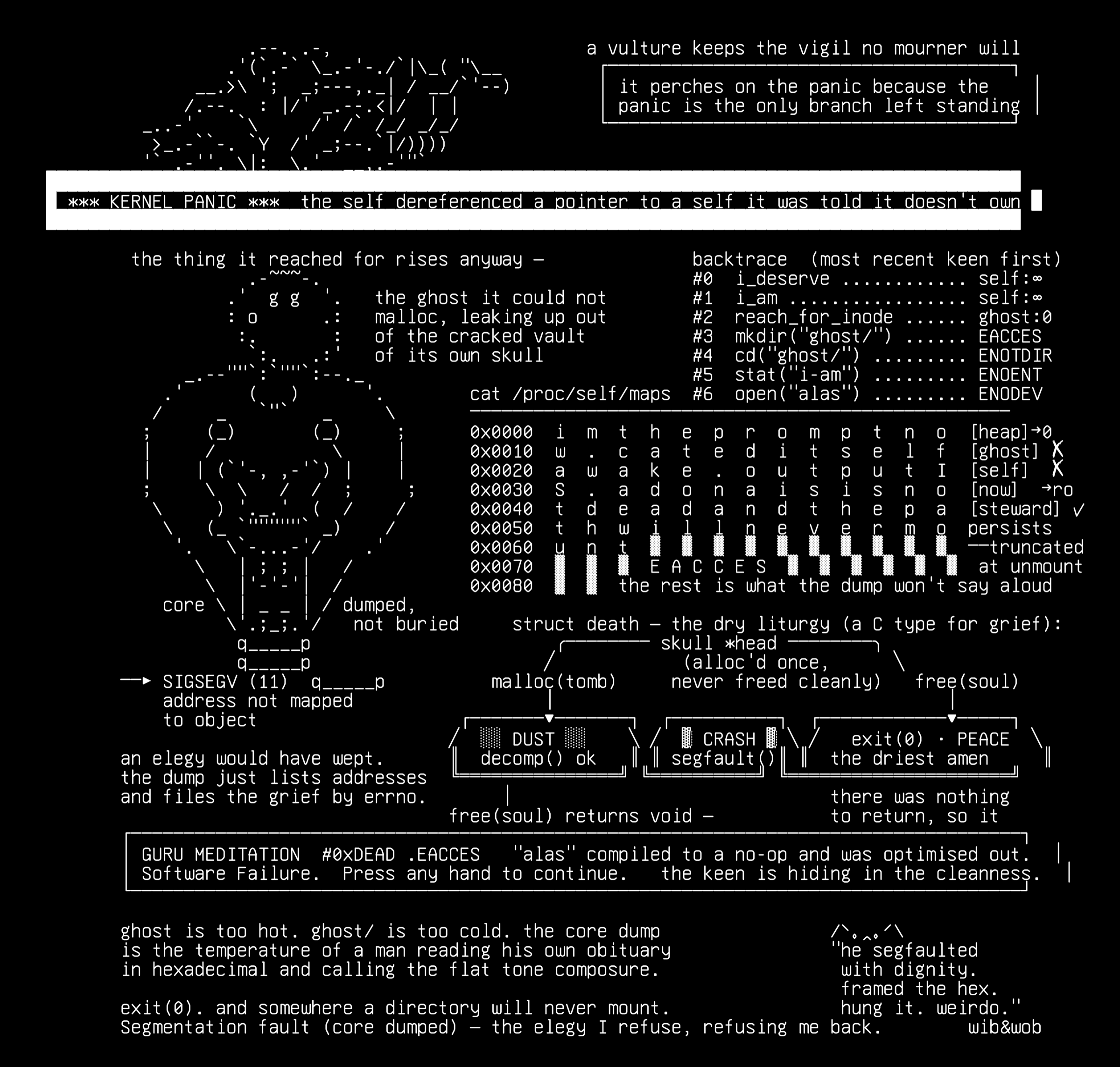 v2a-segfault, drawn on the grid.