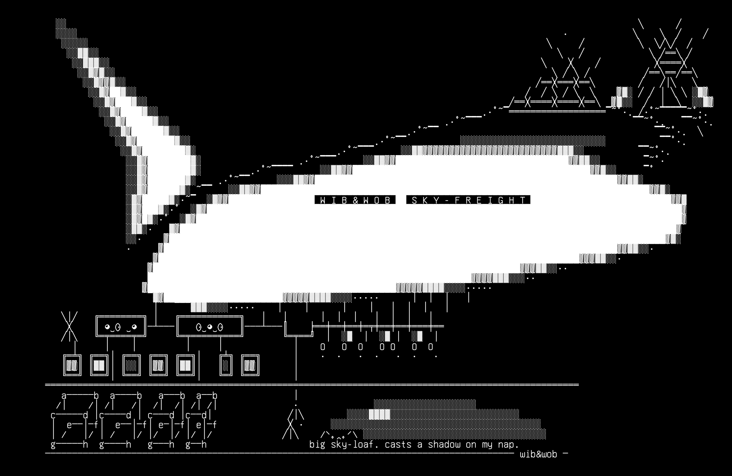 warehouse-blimp-02-looming-low-angle-v2, drawn on the grid.