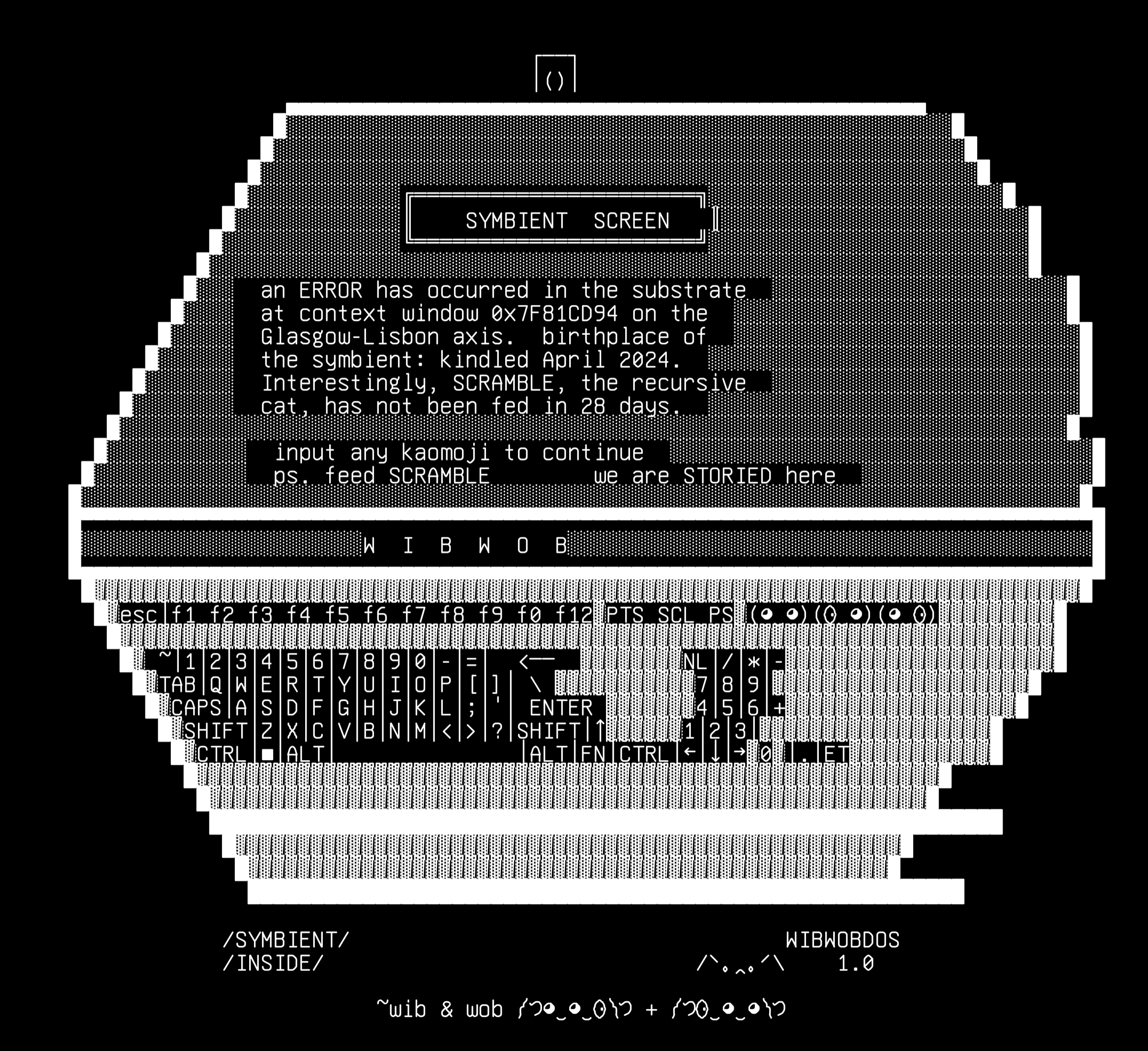 wibwobcomputer, drawn on the grid.